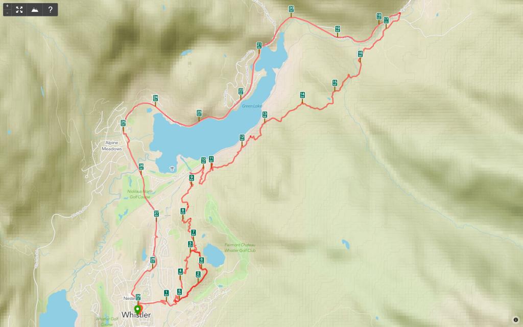 RunKeeper activity map