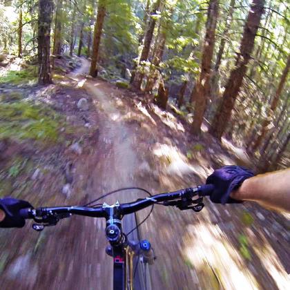 'Grand Wazoo' trail at Lost Lake near Whistler